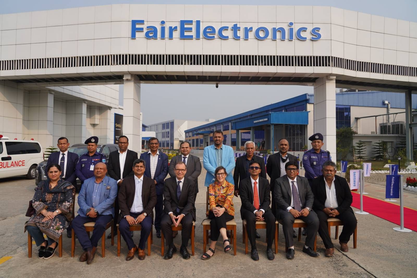 British High Commissioner's visit to Fair Electronics Factory